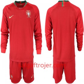 Portugal Fodboldtrøjer Børn Hjemmebanesæt VM 2018 Langærmet